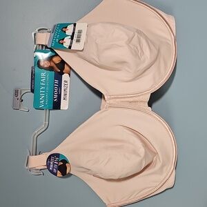 NWT- Vanity Fair- 42DDD Minimizer Bra smooth Support Minimizer